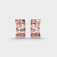 Sleek Radiance Diamond Hoops