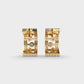 Sleek Radiance Diamond Hoops