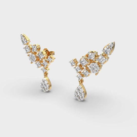 Dainty Beauty Diamond Earrings