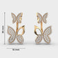 Pretty Butterfly Diamond Earrings