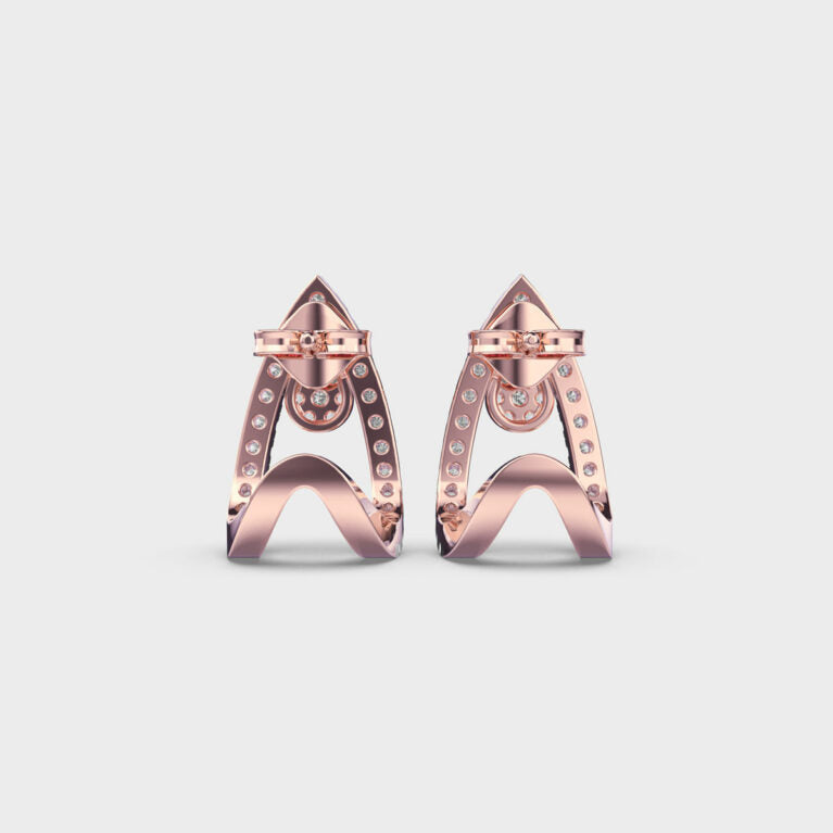Wings of Fire Diamond Earrings