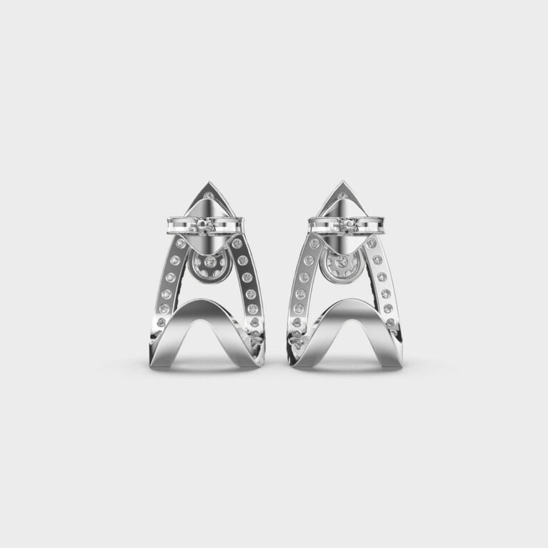 Wings of Fire Diamond Earrings