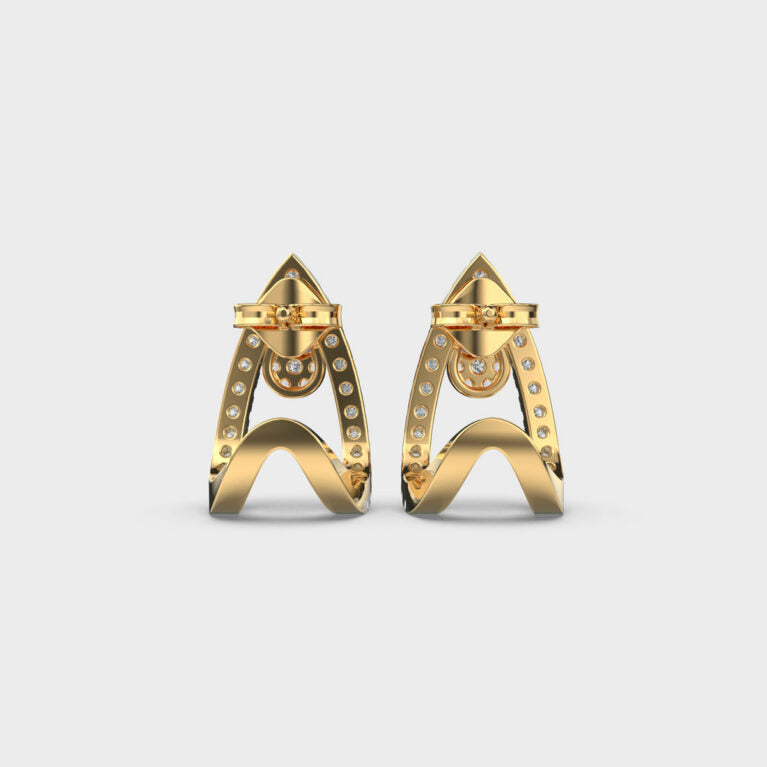 Wings of Fire Diamond Earrings