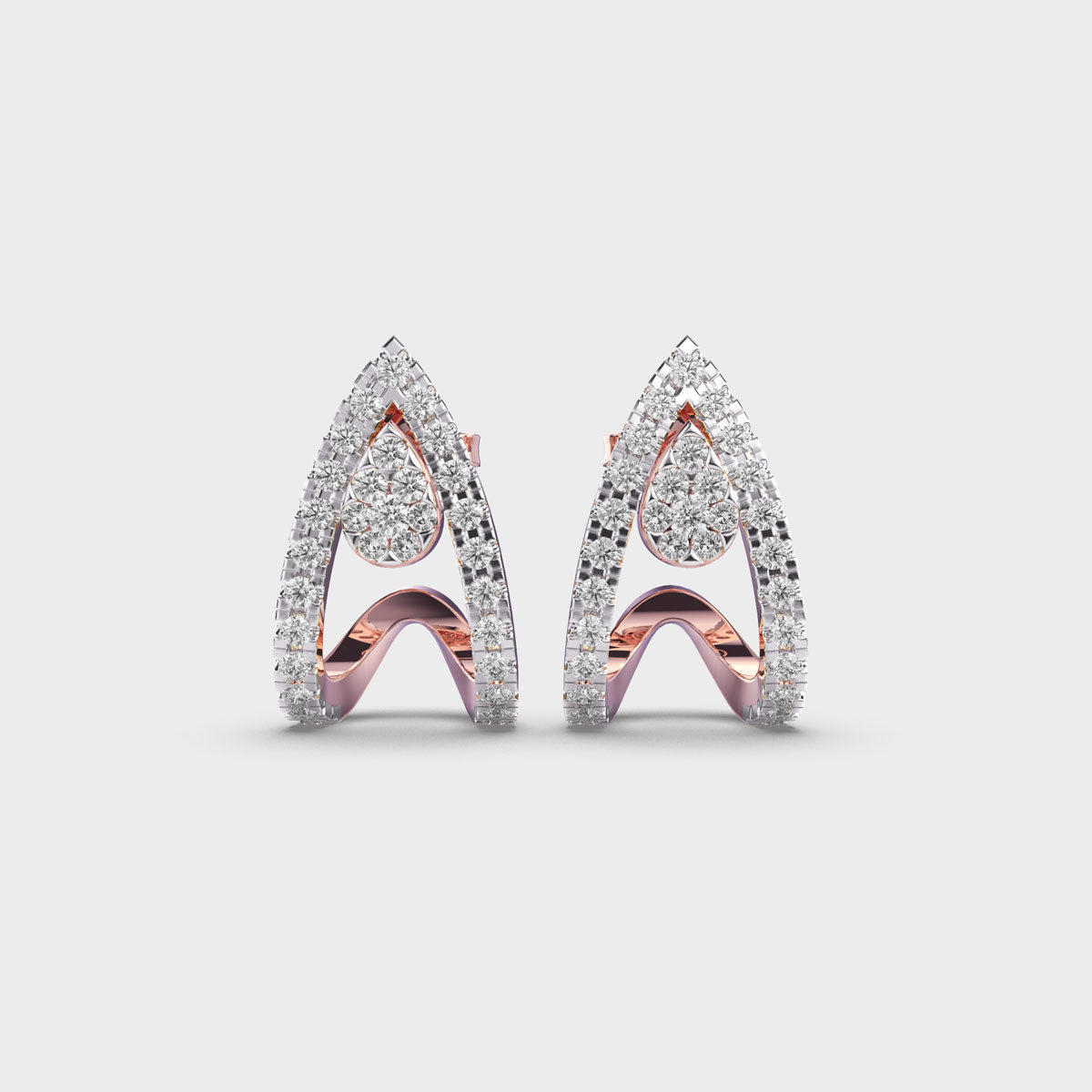 Wings of Fire Diamond Earrings