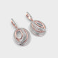 Circle Charmer Diamond Earrings