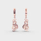 Elegant Posy Diamond Earrings