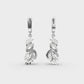 Elegant Posy Diamond Earrings