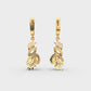 Elegant Posy Diamond Earrings