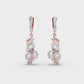Elegant Posy Diamond Earrings