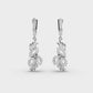 Elegant Posy Diamond Earrings