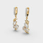 Elegant Posy Diamond Earrings