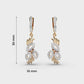 Elegant Posy Diamond Earrings