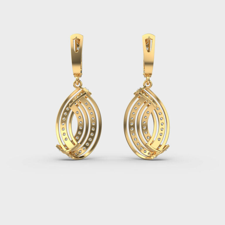 Infinite Twirl Diamond Earrings