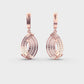 Infinite Twirl Diamond Earrings