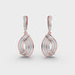 Infinite Twirl Diamond Earrings