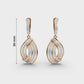 Infinite Twirl Diamond Earrings