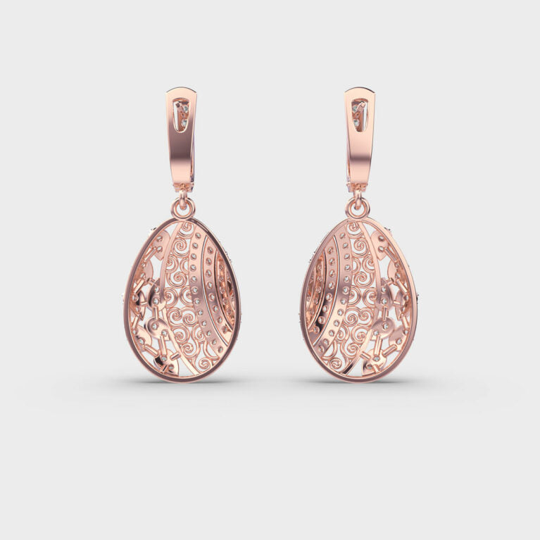 Delicate Dewdrops Diamond Earrings