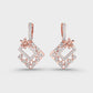 Multisquare Bloom Diamond Earrings