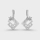 Multisquare Bloom Diamond Earrings