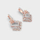 Multisquare Bloom Diamond Earrings
