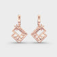 Multisquare Bloom Diamond Earrings