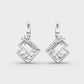 Multisquare Bloom Diamond Earrings