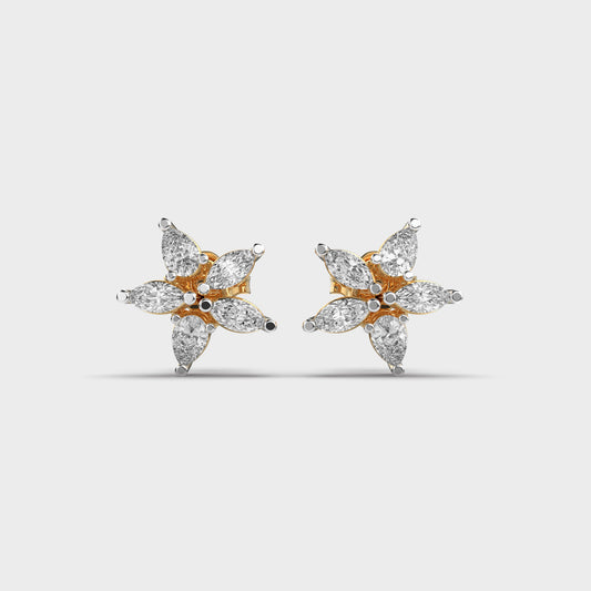 Petite Bloom Diamond Studs