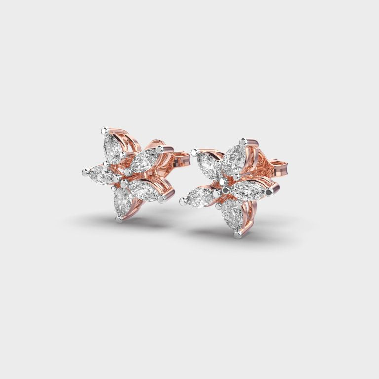 Petite Bloom Diamond Studs