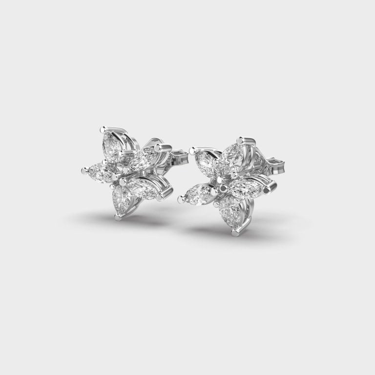 Petite Bloom Diamond Studs