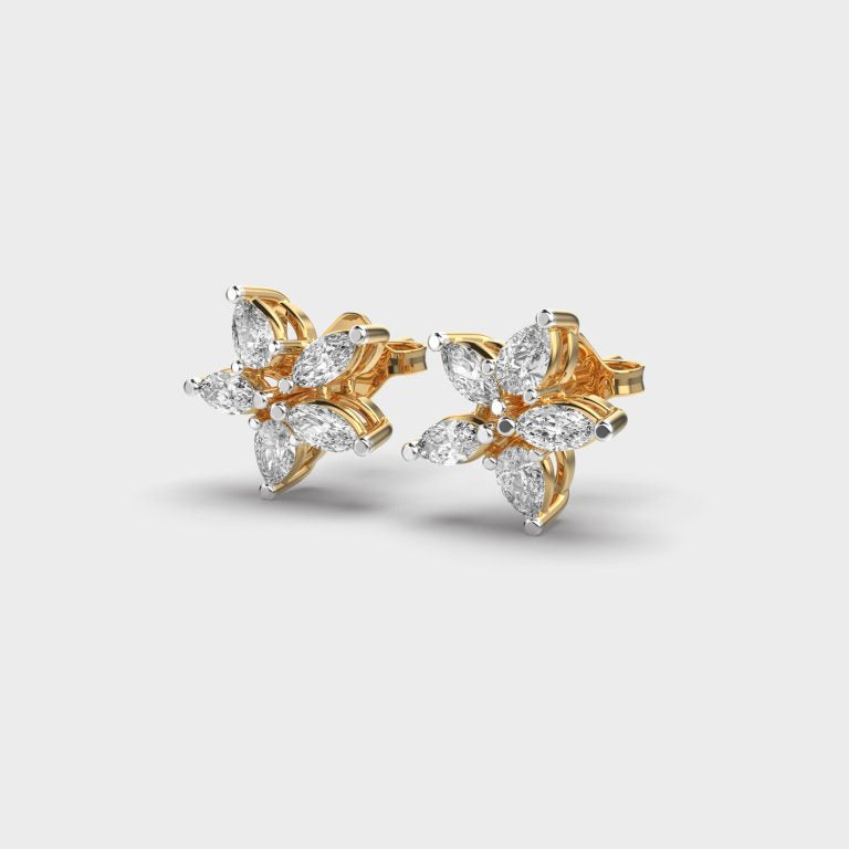 Petite Bloom Diamond Studs