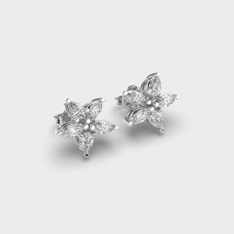Petite Bloom Diamond Studs