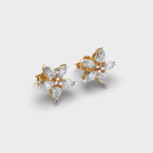Petite Bloom Diamond Studs