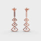 Lingering Drops Diamond Earrings