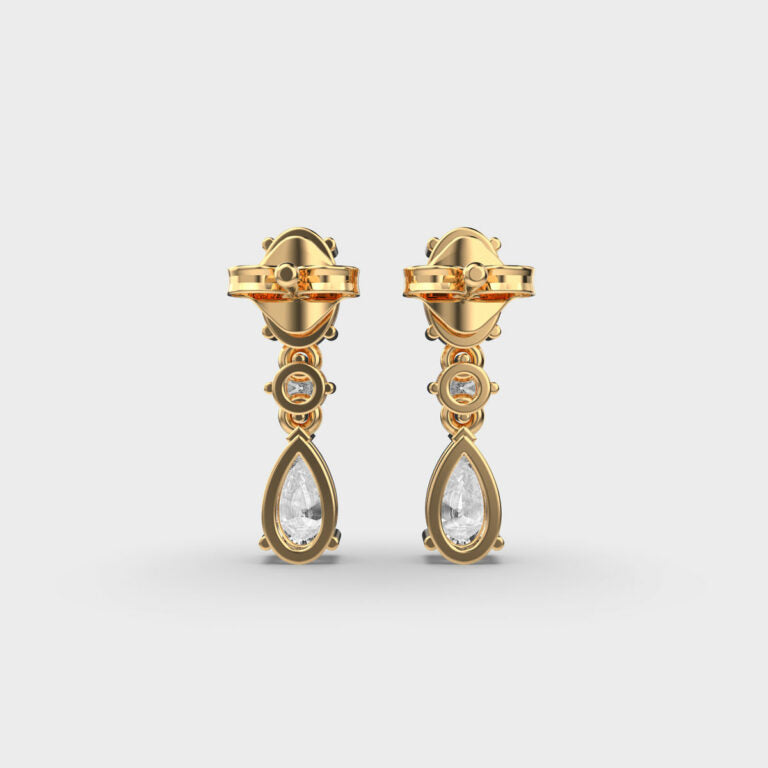 Pear Perfect Diamond Danglers