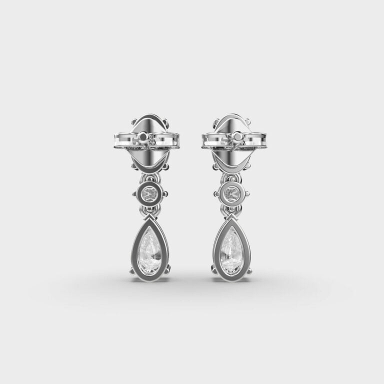 Pear Perfect Diamond Danglers