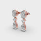 Pear Perfect Diamond Danglers