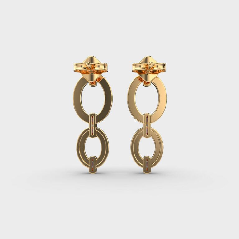 Surreal Rhythm Diamond Earrings