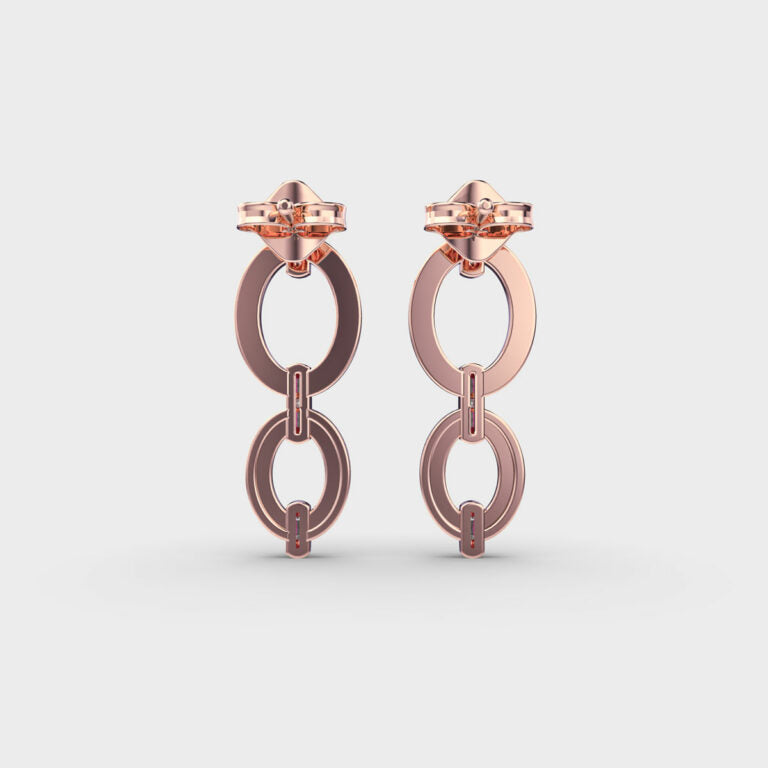 Surreal Rhythm Diamond Earrings