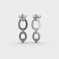 Surreal Rhythm Diamond Earrings