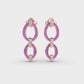 Surreal Rhythm Diamond Earrings