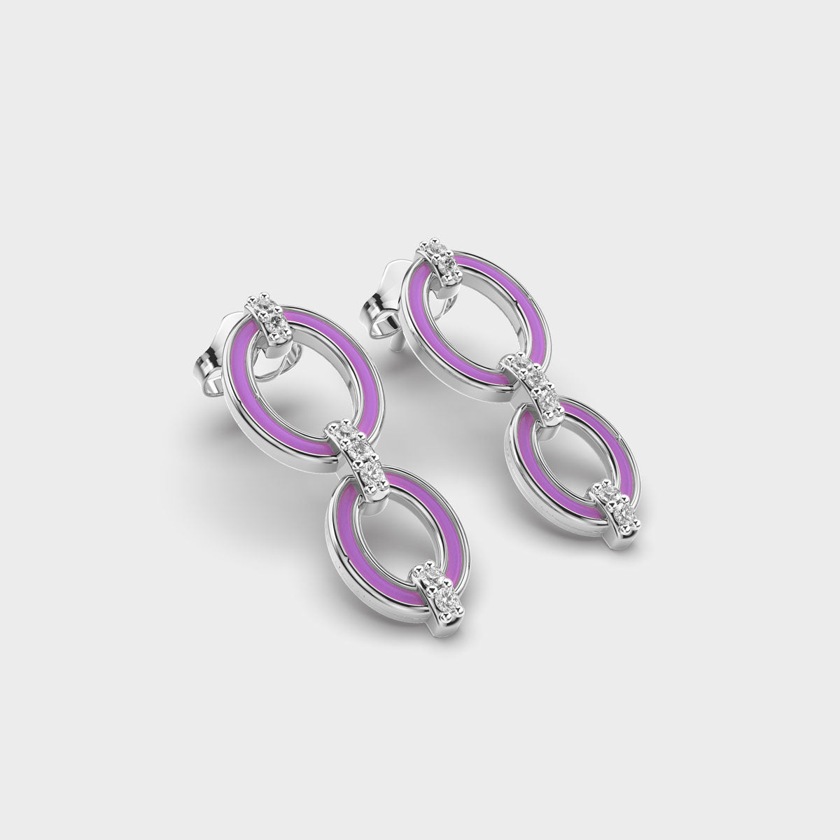 Surreal Rhythm Diamond Earrings
