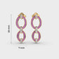 Surreal Rhythm Diamond Earrings