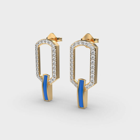 Classy Miss Sassy Diamond Earrings