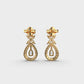 Rosy Glow Diamond Earrings