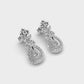 Rosy Glow Diamond Earrings