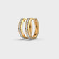 Urban Glow Diamond Hoops