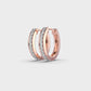 Urban Glow Diamond Hoops