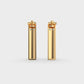 Striking Bullet Diamond Earrings