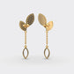 Spring Leaves Diamond Earrings