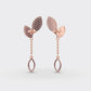 Spring Leaves Diamond Earrings